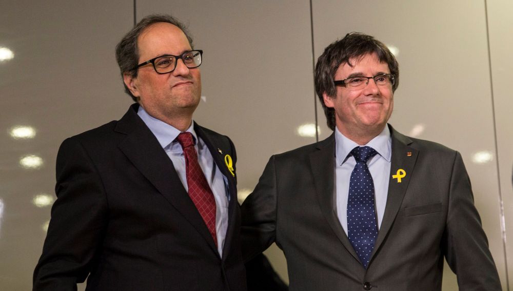 Torra se reúne con Puigdemont en Berlín